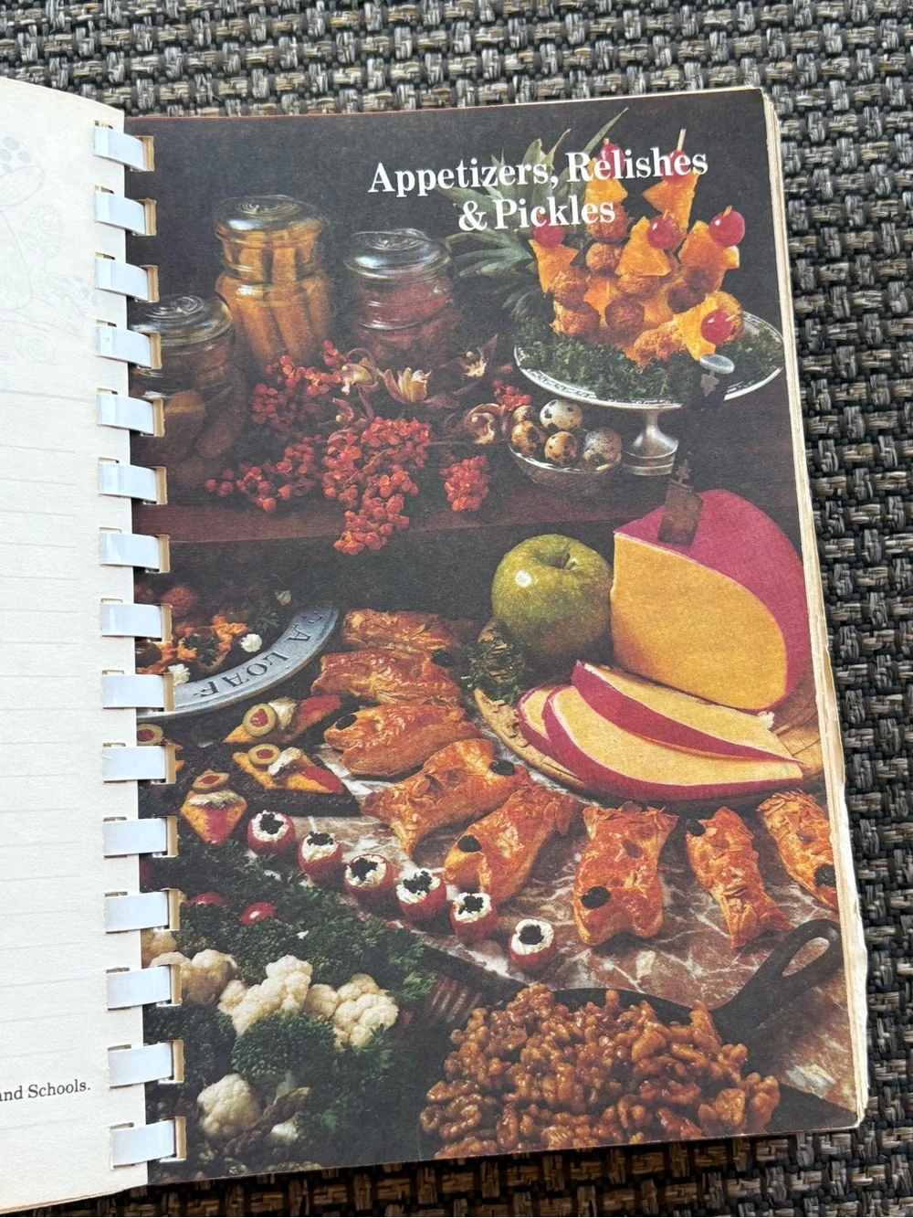 'A Taste of California' Cookbook - Blue & Yellow